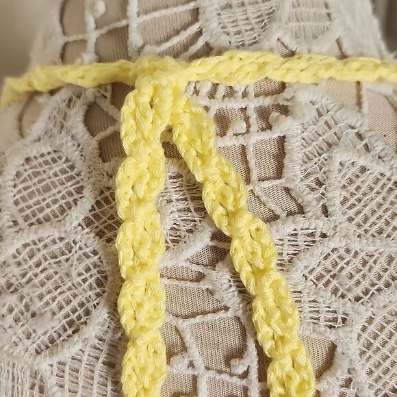 Crochet Boho Hippie Halter Top - Picture 7 of 9